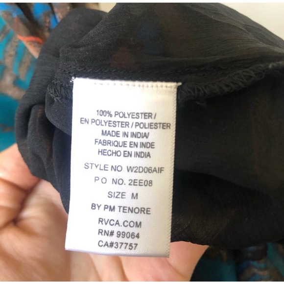 RVCA Tribal Print Maxi Dress Sz M - Picture 4 of 10